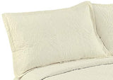 Embossed Coverlet Bedspread Ultra Soft 3 Piece Quilt Set with 2 Shams - Sazana