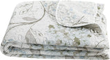 Quilt Rich Printed Embossed Pinsonic Bedding 3 Piece Bedspread Coverlet Ultra Soft Set, Pastel Marine - Sazana