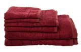 Bamboo Bath Towel 6 Piece Set, Zero Twist, Highly Absorbent, Super Soft. 70% Bamboo, 30% Cotton - Sazana