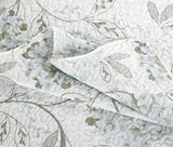 Quilt Rich Printed Embossed Pinsonic Bedding 3 Piece Bedspread Coverlet Ultra Soft Set, Pastel Marine - Sazana