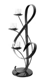 Candle Holder Décorative Treble Clef Musical Symbol Handmade by Artisans - Sazana