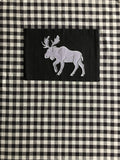 Buffalo Moose Apron 5 Piece Set with 2 Pot Holder and 2 Oven Mitt 100% Cotton Hand Woven Kitchen Linen - Sazana