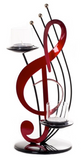 Candle Holder Décorative Treble Clef Musical Symbol Handmade by Artisans - Sazana